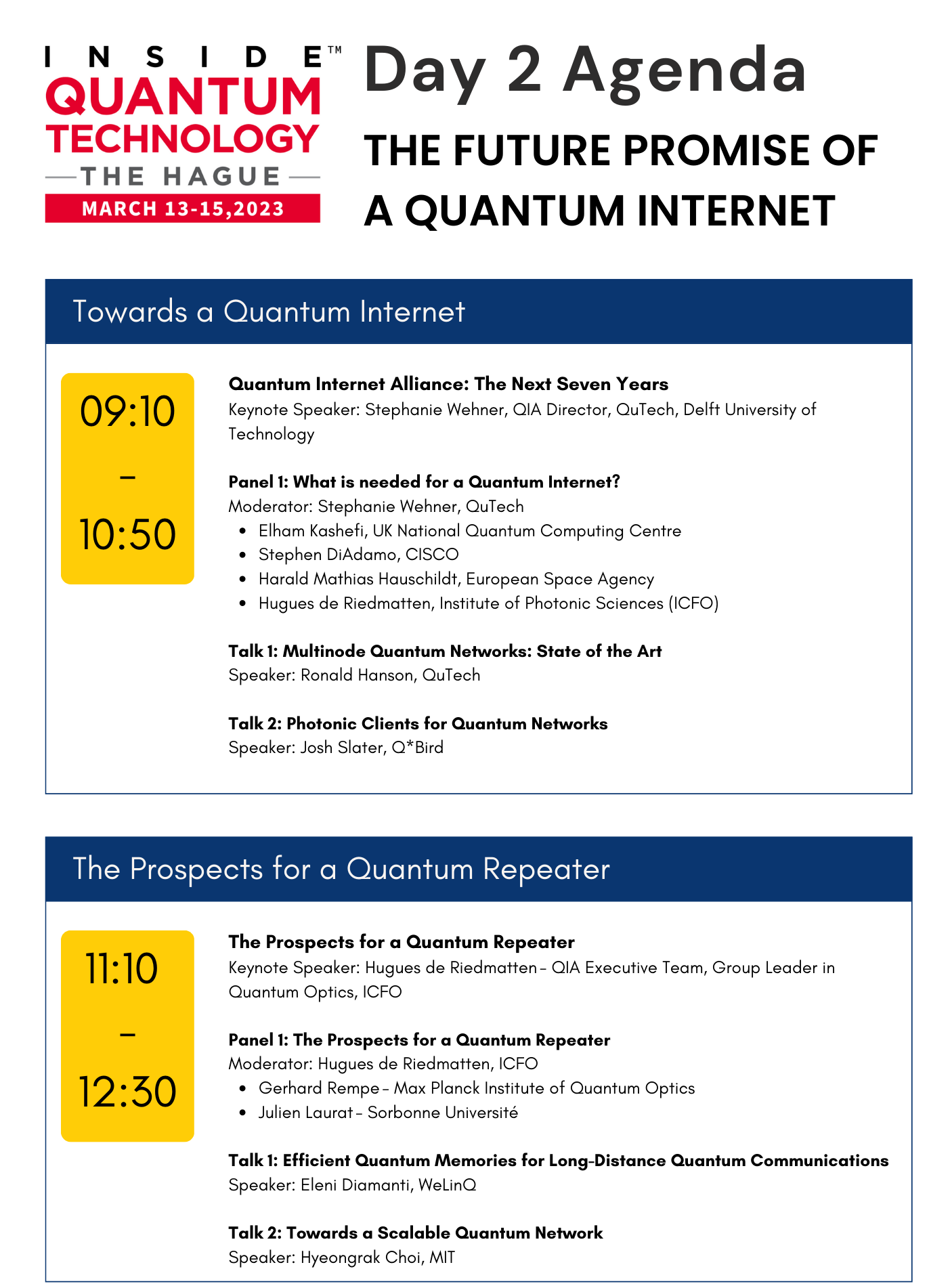 IQT Day 2 Programme AM
