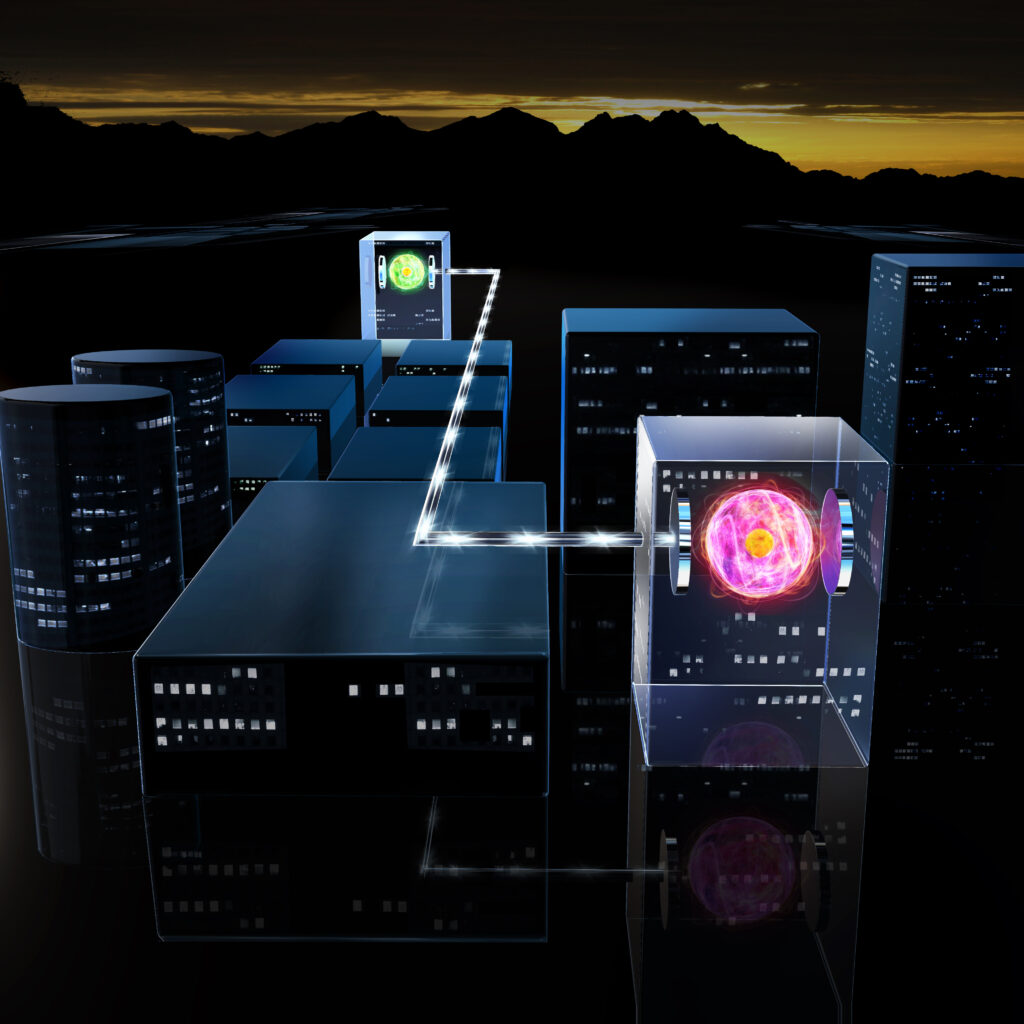 QIA members in Innsbruck successfully entangle two ions 230 meters apart
