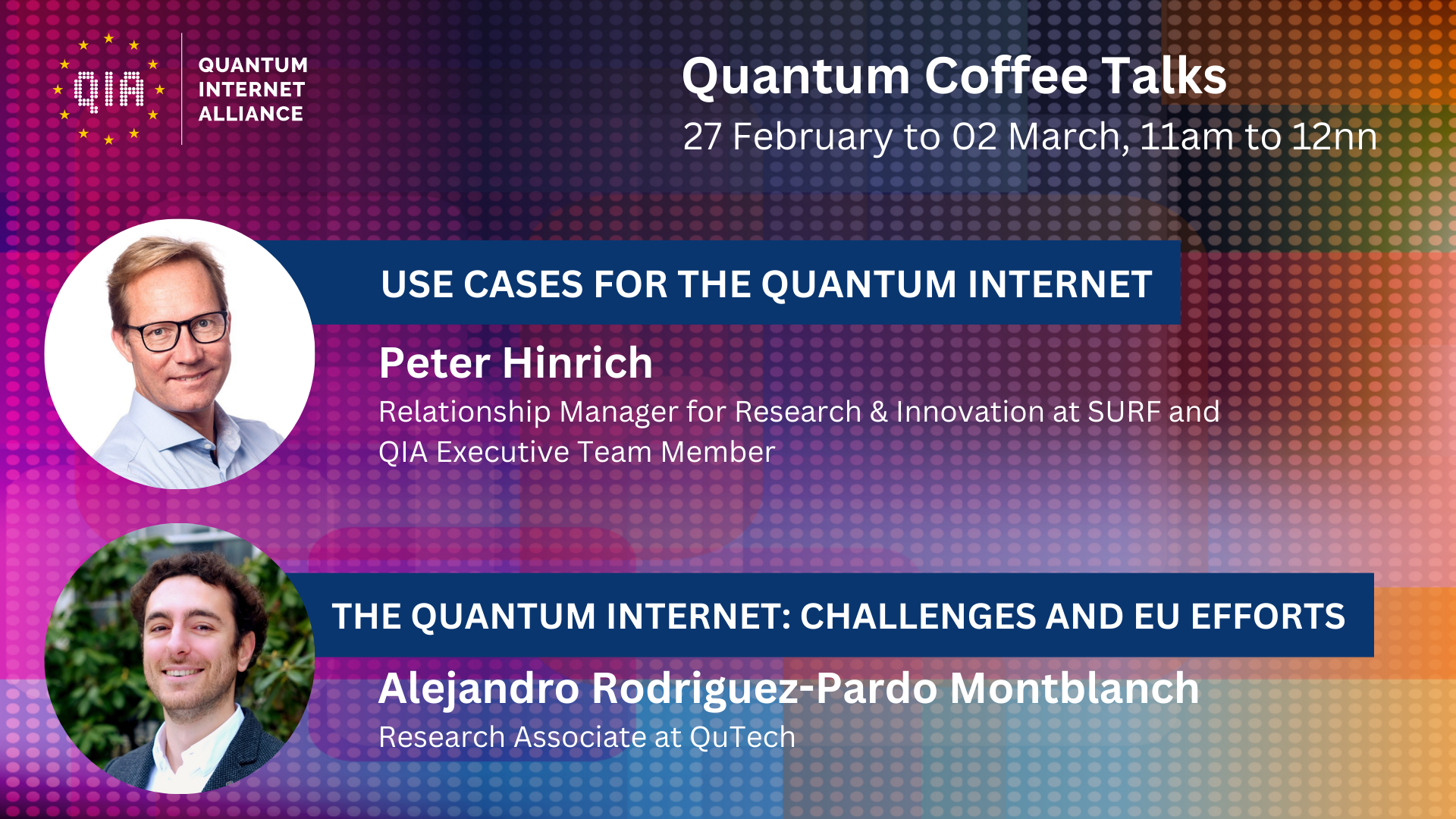 Quantum Coffee Talks Peter and Alejandro