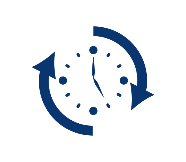 Clock synchronisation icon